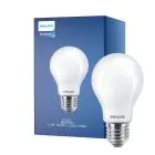 Philips Master LED E27 Pear Filament Frosted 7.2W 1055lm - 922-927 Dim To Warm | Best Colour Rendering - Dimmable - Replaces 75W