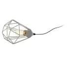 Eglo Table Lamp Tarbes Steel Grey | Suitable for 1x E27