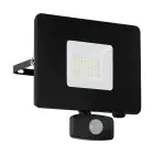 Eglo Wall Light Faedo 3 Aluminium Black 31W 3400lm - 850 Cool White | IP65 - Motion Sensor
