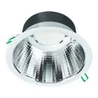 Philips LED Downlight Coreline DN142B Aluminium White 19.2W 2300lm 60D - 830 Warm White | Cutout 200mm - IP54 - UGR